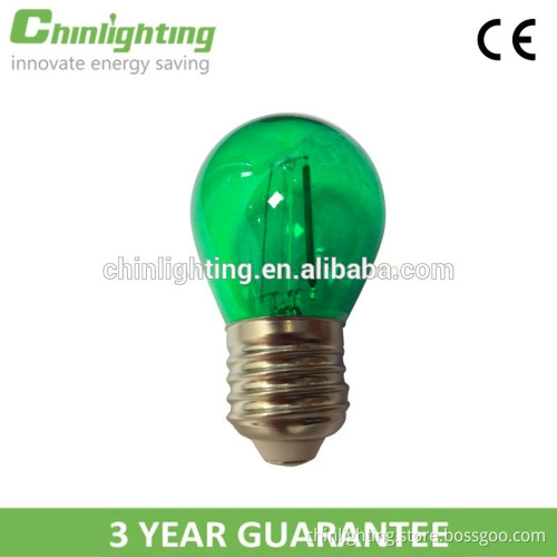 Corlorful Brilliant E26 E27 G45 filament led bulb christmas led light for Decorative